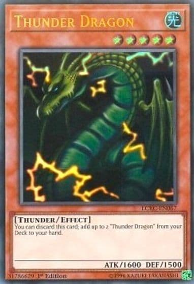 Thunder Dragon Legendary Collection Kaiba Yu-Gi-Oh! card