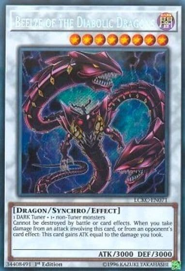 Beelze of the Diabolic Dragons Legendary Collection Kaiba Yu-Gi-Oh! card