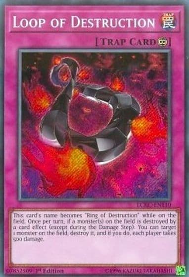Loop of Destruction Secret Rare Legendary Collection Kaiba Yu-Gi-Oh! card