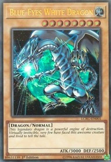 Blue Eyes White Dragon Version 3 Legendary Collection Kaiba Yu-Gi-Oh! card