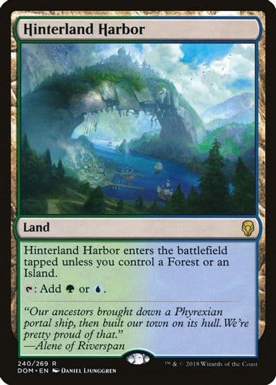 Hinterland Harbor Dominaria Magic card