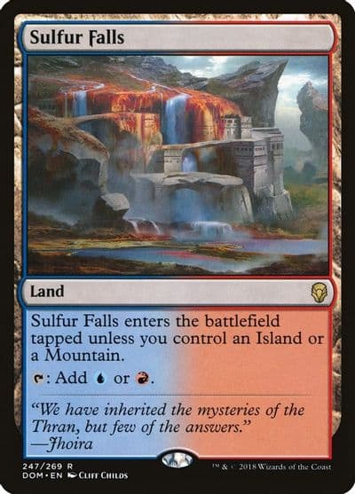 Sulfur Falls Dominaria Magic card
