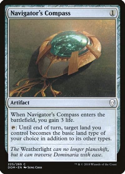 Navigators Compass Dominaria Magic card