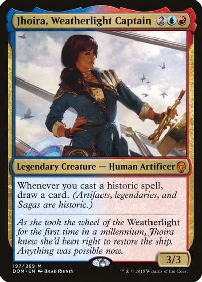 Jhoira Weatherlight Captain Dominaria Magic card