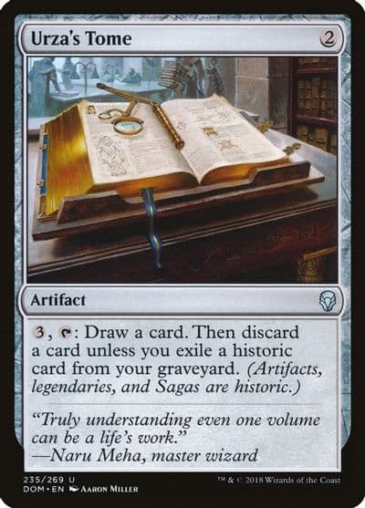 Urzas Tome Dominaria Magic card