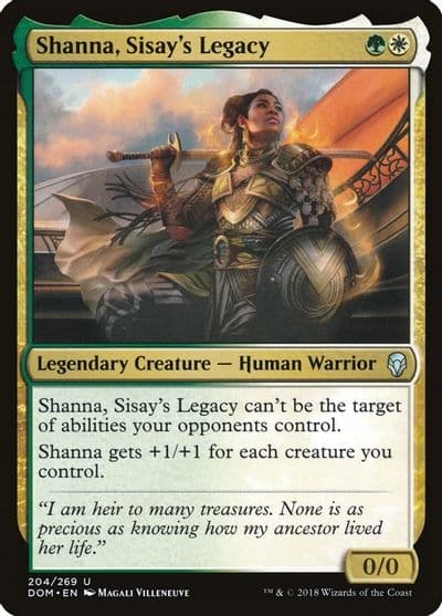 Shanna Sisays Legacy Dominaria Magic card