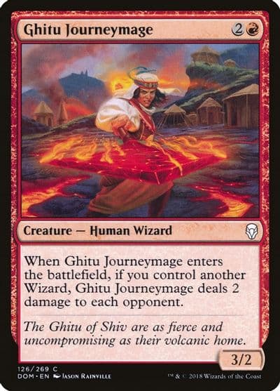 Ghitu Journeymage Dominaria Magic card