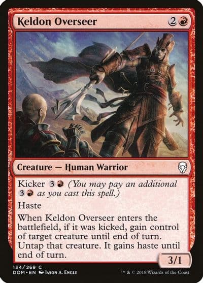 Keldon Overseer Dominaria Magic card