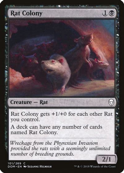 Rat Colony Dominaria Magic card