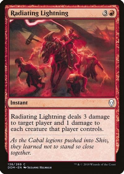 Radiating Lightning Dominaria Magic card