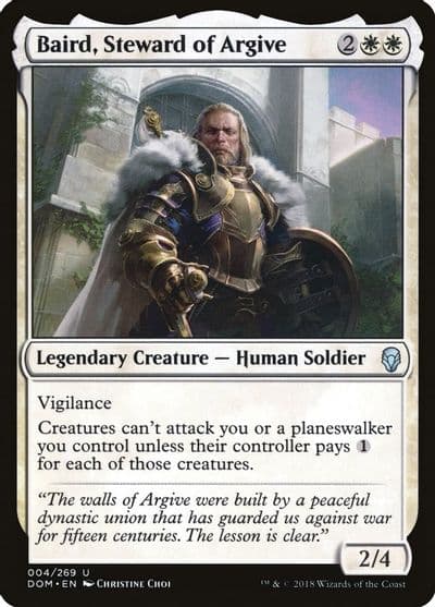 Baird Steward of Argive Dominaria Magic card