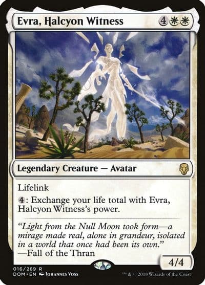 Evra Halcyon Witness Dominaria Magic card