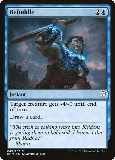 Befuddle Dominaria Magic card