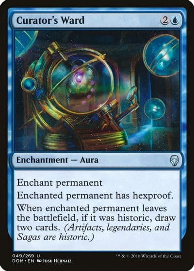 Curators Ward Dominaria Magic card