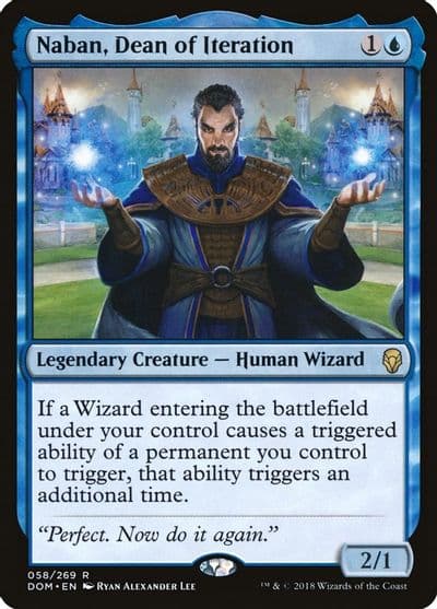 Naban Dean of Iteration Dominaria Magic card