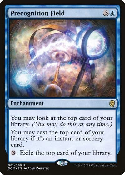 Precognition Field Dominaria Magic card
