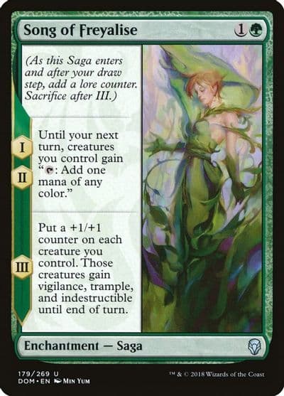 Song of Freyalise Dominaria Magic card