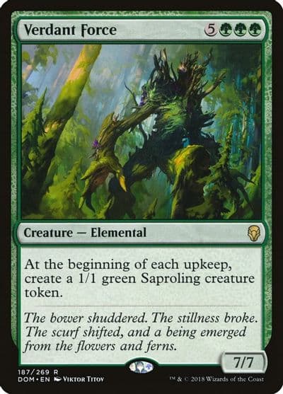 Verdant Force Dominaria Magic card