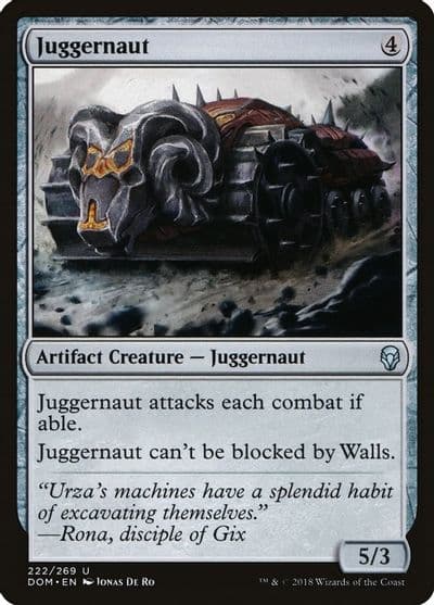 Juggernaut Dominaria Magic card