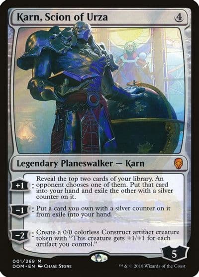 Karn Scion of Urza Dominaria Magic card