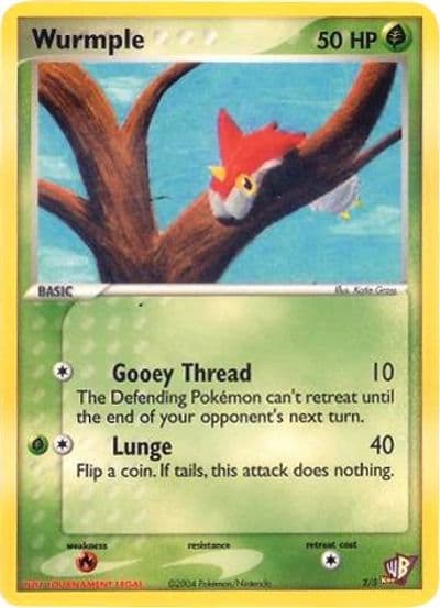Wurmple Kids WB Promos Pokemon card