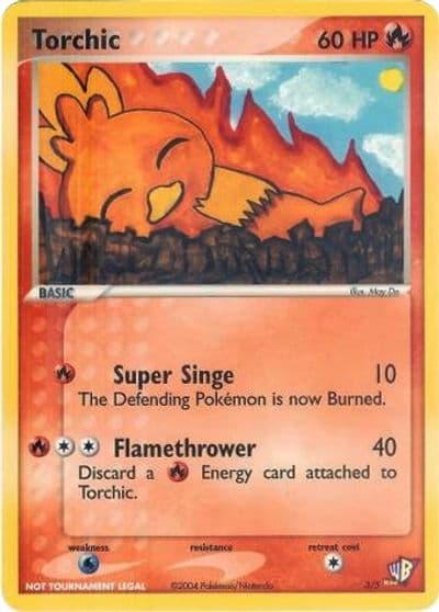 Torchic Kids WB Promos Pokemon card