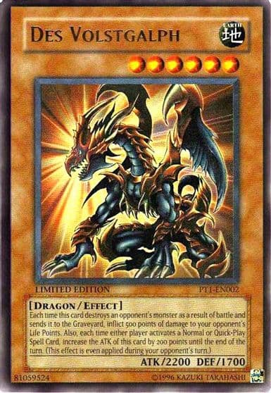 Des Volstgalph Pharaoh Tour Promos Yu-Gi-Oh! card