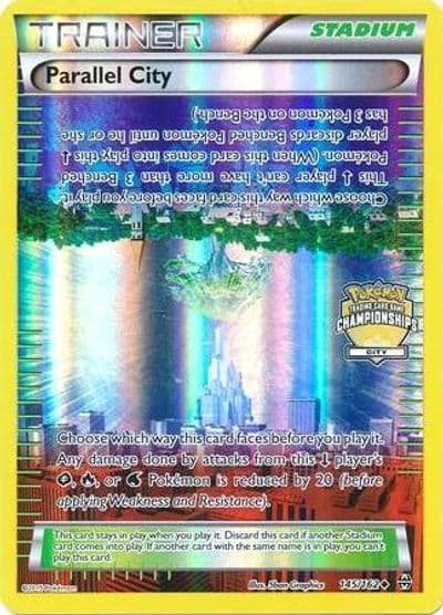 Parallel City (City Championships) League & Championship Cards Pokemon card