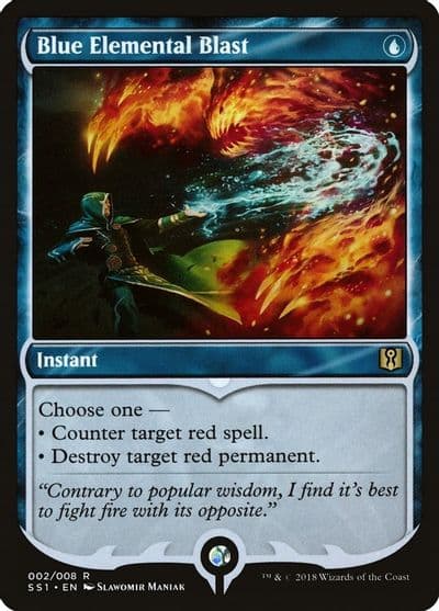 Blue Elemental Blast Signature Spellbook: Jace Magic card