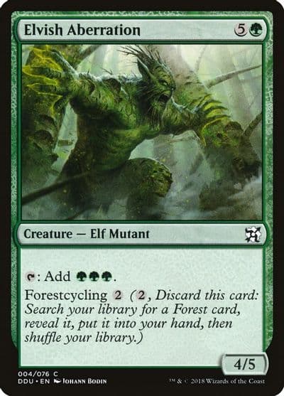 Elvish Aberration Duel Decks: Elves vs. Inventors Magic card