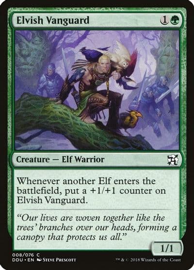 Elvish Vanguard Duel Decks: Elves vs. Inventors Magic card