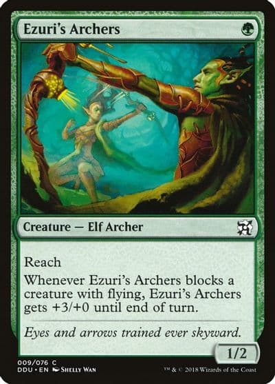 Ezuris Archers Duel Decks: Elves vs. Inventors Magic card