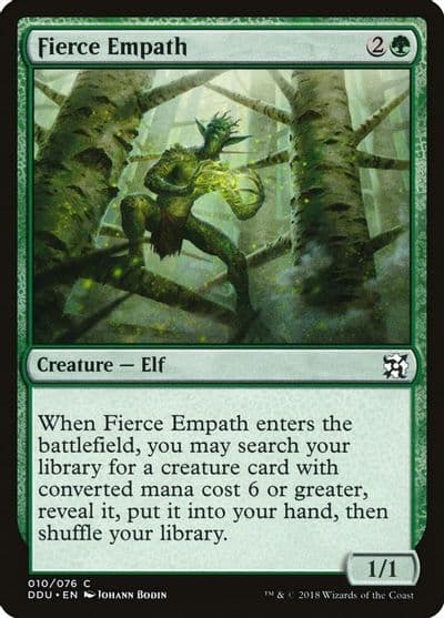 Fierce Empath Duel Decks: Elves vs. Inventors Magic card