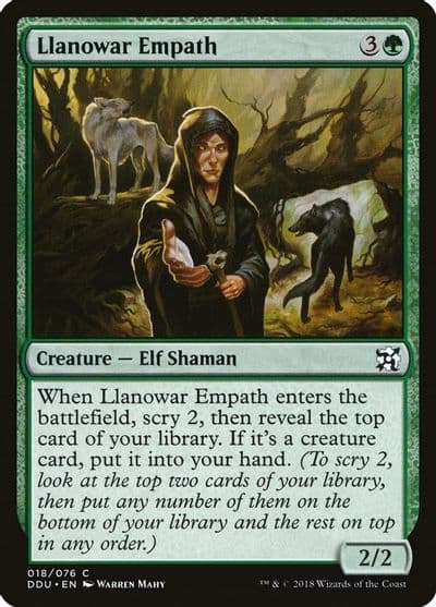 Llanowar Empath Duel Decks: Elves vs. Inventors Magic card