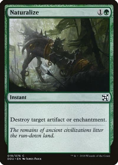 Naturalize Duel Decks: Elves vs. Inventors Magic card