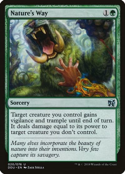 Natures Way Duel Decks: Elves vs. Inventors Magic card