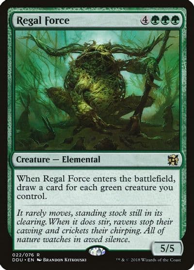 Regal Force Duel Decks: Elves vs. Inventors Magic card