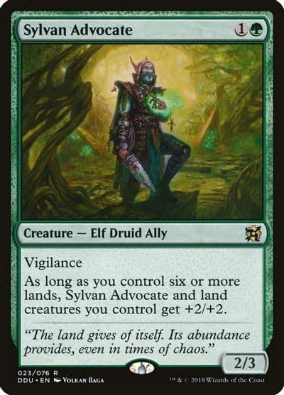 Sylvan Advocate Duel Decks: Elves vs. Inventors Magic card