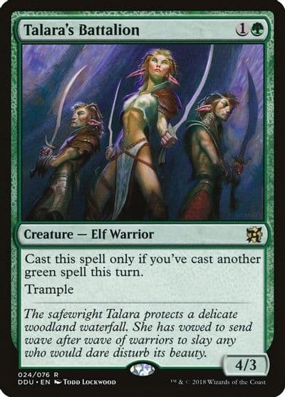 Talaras Battalion Duel Decks: Elves vs. Inventors Magic card