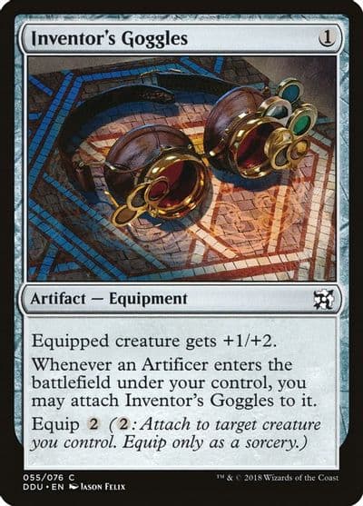 Inventors Goggles Duel Decks: Elves vs. Inventors Magic card