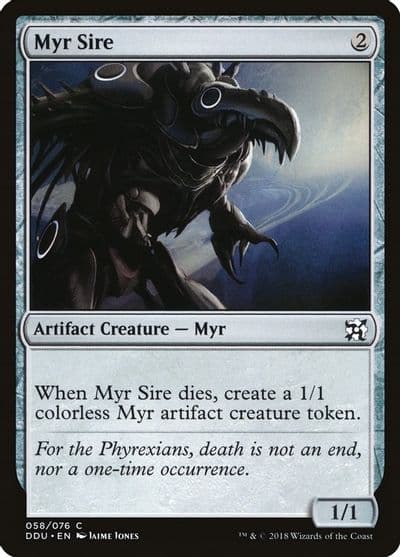 Myr Sire Duel Decks: Elves vs. Inventors Magic card