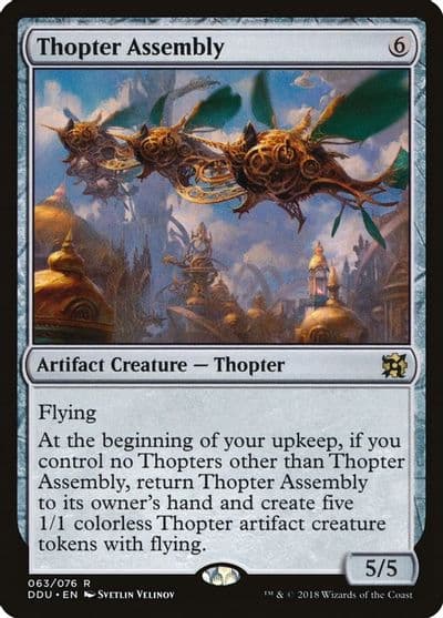 Thopter Assembly Duel Decks: Elves vs. Inventors Magic card