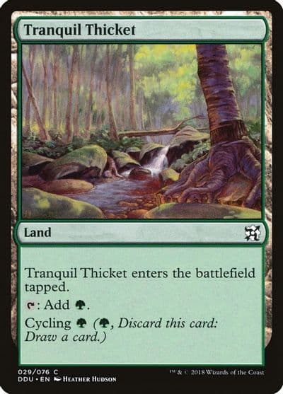Tranquil Thicket Duel Decks: Elves vs. Inventors Magic card