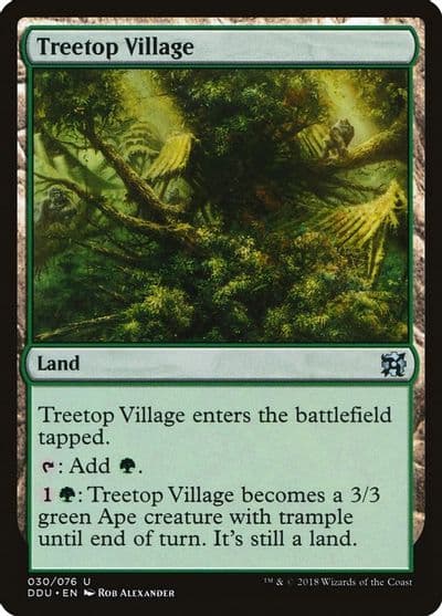 Treetop Village Duel Decks: Elves vs. Inventors Magic card