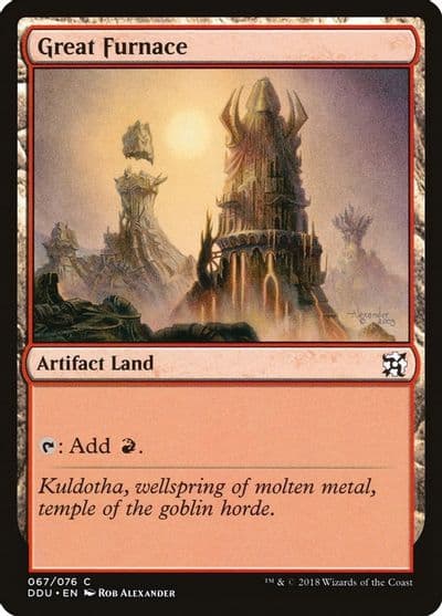 Great Furnace Duel Decks: Elves vs. Inventors Magic card