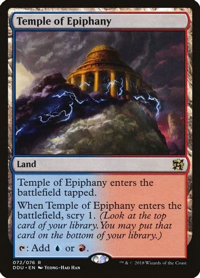 Temple of Epiphany Duel Decks: Elves vs. Inventors Magic card
