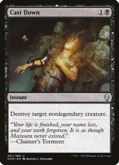 Cast Down Dominaria Magic card
