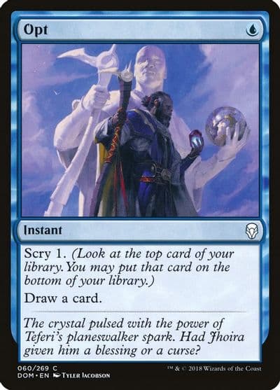 Opt Dominaria Magic card