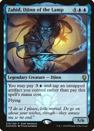 Zahid Djinn of the Lamp Draft Weekend Launch Party & Release Event Promos Magic card