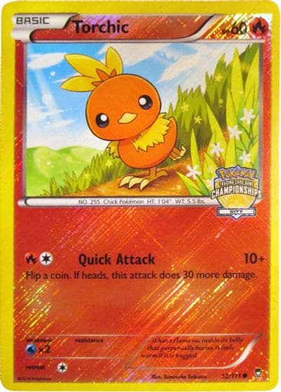 Torchic (City Championships) League & Championship Cards Pokemon card